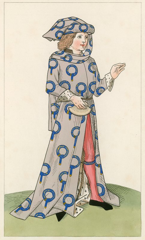 Rycerz Podwiązki, ok. 1470 r, autorstwa Henry Shaw