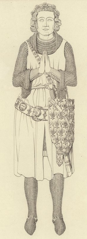 Wizerunek Karola hrabiego D?Etampes, ok. 1336 r autorstwa Henry Shaw