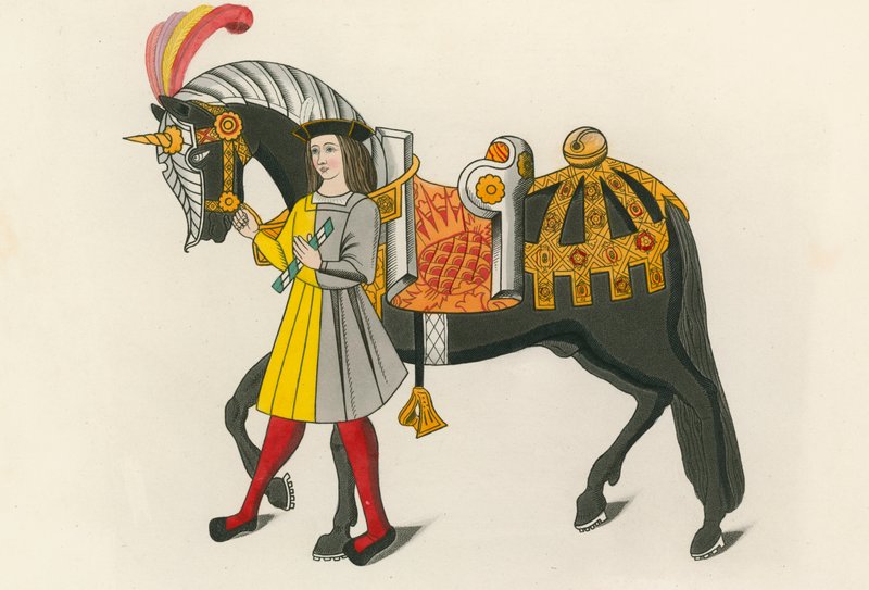 Koń i pomocnik, 1511 autorstwa Henry Shaw