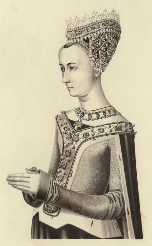 Małgorzata, królowa Jakuba III Szkocji, około 1483 autorstwa Henry Shaw