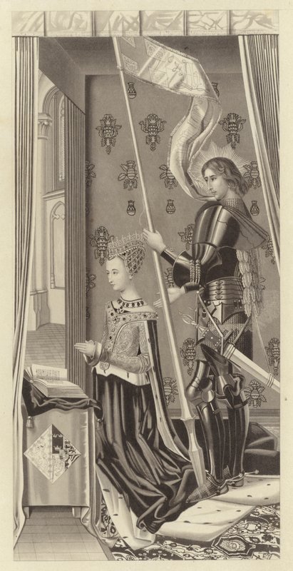 Królowa Małgorzata Szkocji, około 1483 autorstwa Henry Shaw