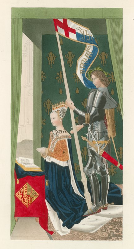Królowa Małgorzata Szkocji, ok. 1483 autorstwa Henry Shaw