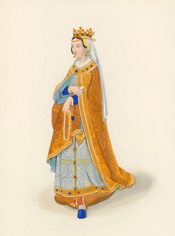 Królowa Filippa, ok. 1525 r autorstwa Henry Shaw