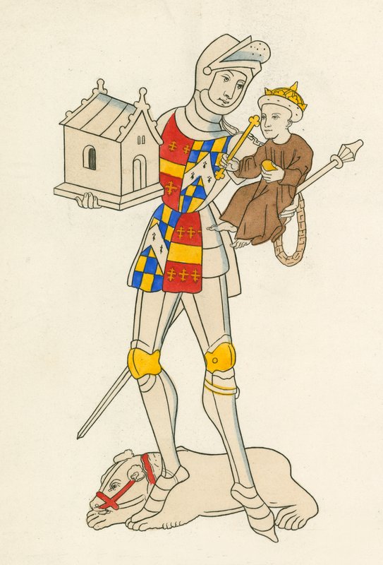 Richarde de Beauchamp, hrabia Warwick 1483-5 autorstwa Henry Shaw