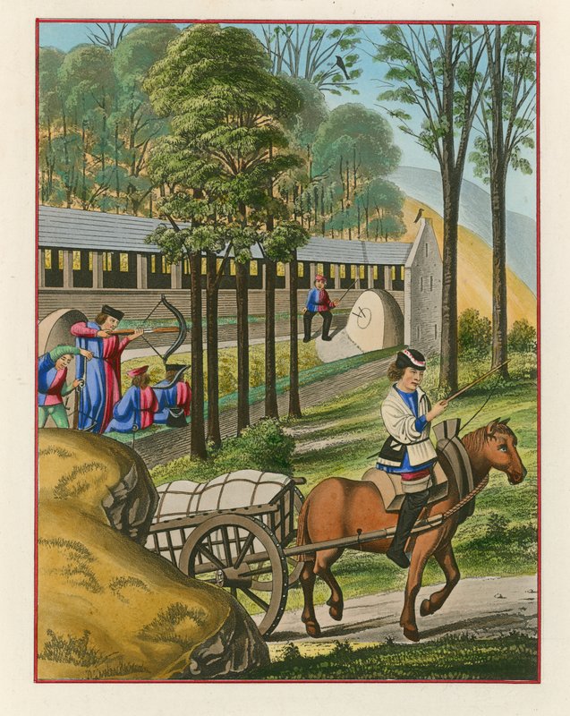 Strzelanie w tyłek, 1496 autorstwa Henry Shaw