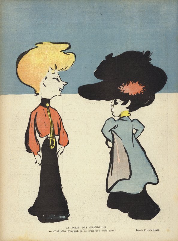 Ilustracja do Le Rire autorstwa Henry Somm