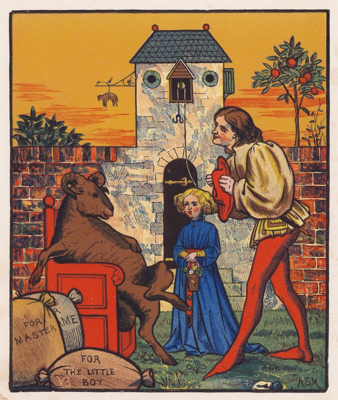 Bah, Bah, Czarna Owca (kolorowa litografia) autorstwa Henry Stacy (after) Marks