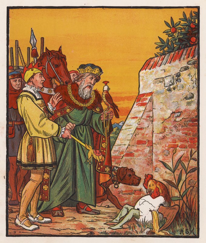 Humpty Dumpty (kolorowa litografia) autorstwa Henry Stacy (after) Marks