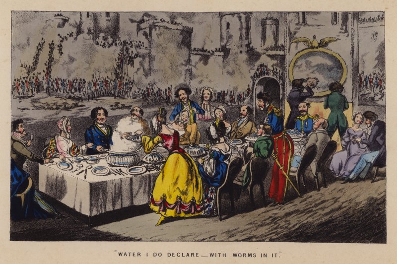 Ilustracja do Jorrocks Jaunts and Jollities (kolor lito) autorstwa Henry Thomas (after) Alken