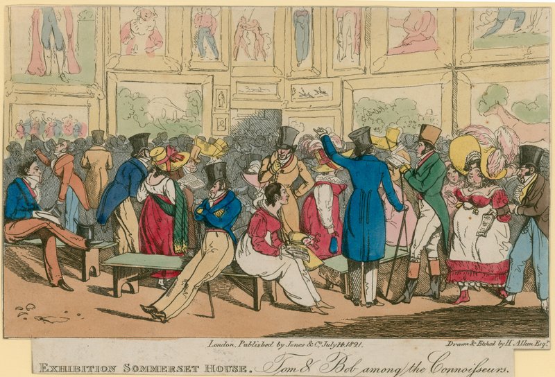Wystawa Somerset House autorstwa Henry Thomas Alken