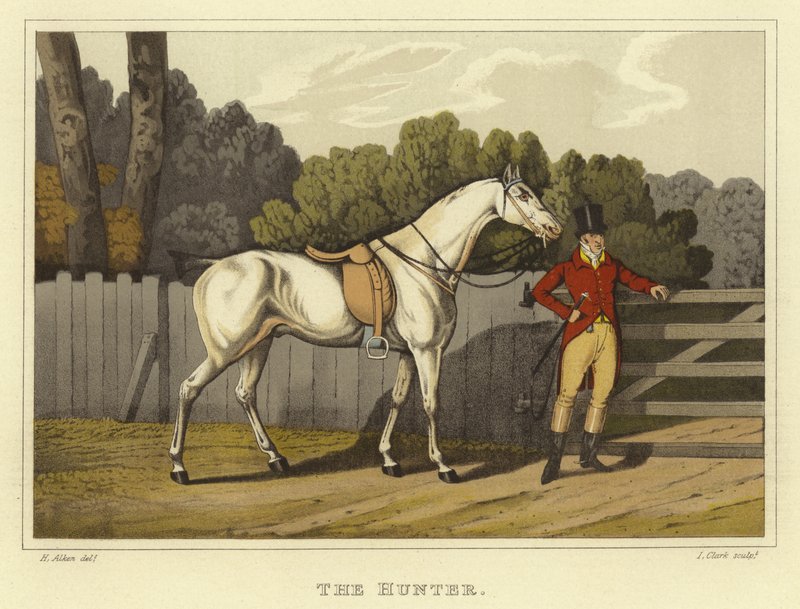Łowca (chromolitho) autorstwa Henry Thomas Alken