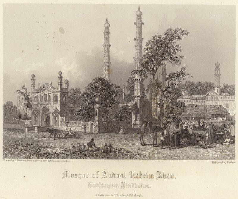 Meczet Abdula Raheema Khana autorstwa Henry Warren