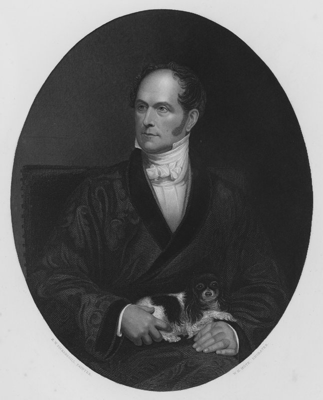 Ten portret Roberta Vernona, Esquire, jest poświęcony Brytyjczykom, ze zdjęcia w Galerii Vernon (rycina) autorstwa Henry William (after) Pickersgill