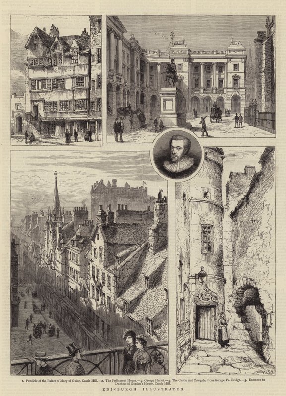 Edynburg Ilustrowany autorstwa Henry William Brewer