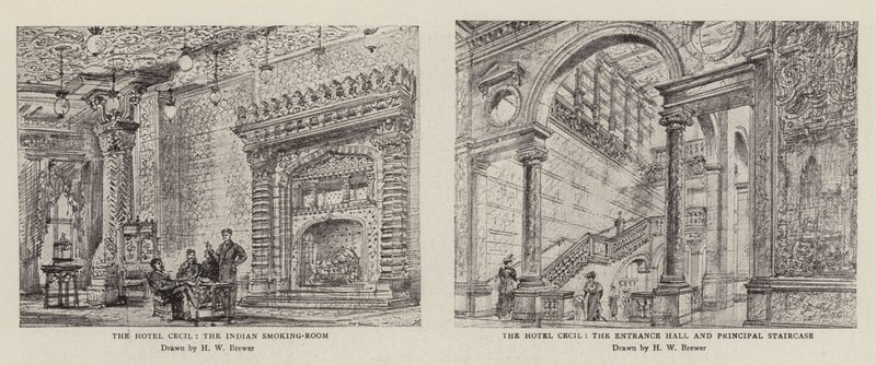 Hotel Cecil autorstwa Henry William Brewer