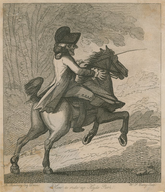 Jak wjechać na Hyde Park autorstwa Henry William Bunbury