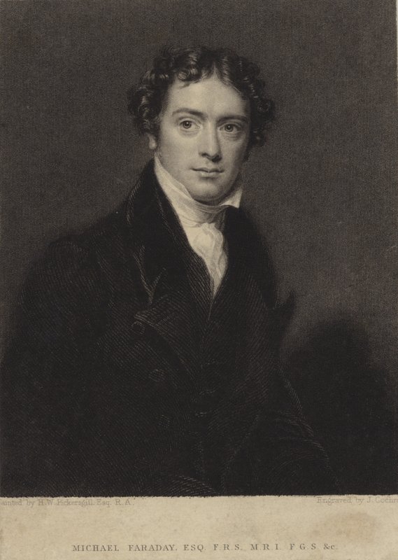 Michael Faraday autorstwa Henry William Pickersgill