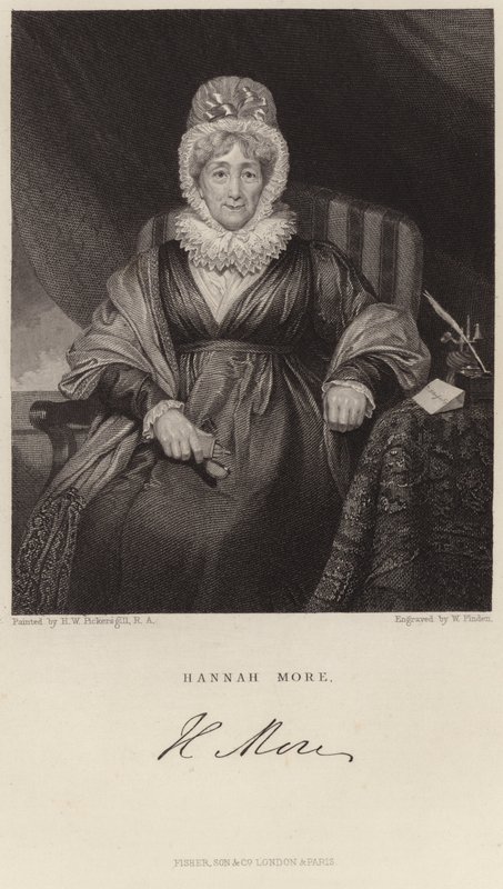 Portret Hannah Więcej autorstwa Henry William Pickersgill