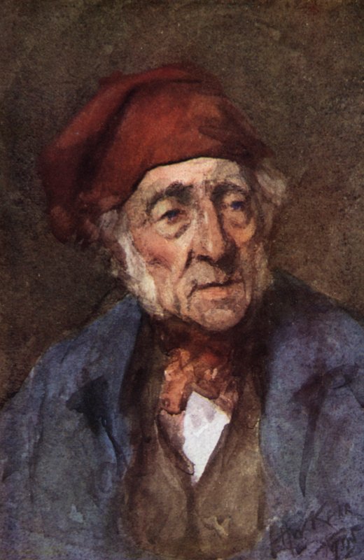 Annals of the Parish: The Weaver (kolor lito) autorstwa Henry Wright Kerr