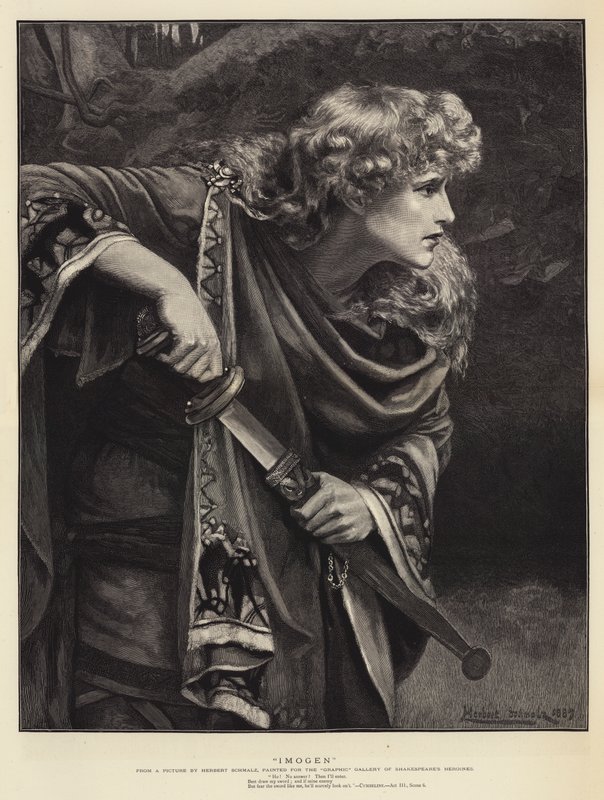 Imogen autorstwa Herbert Gustave Schmalz