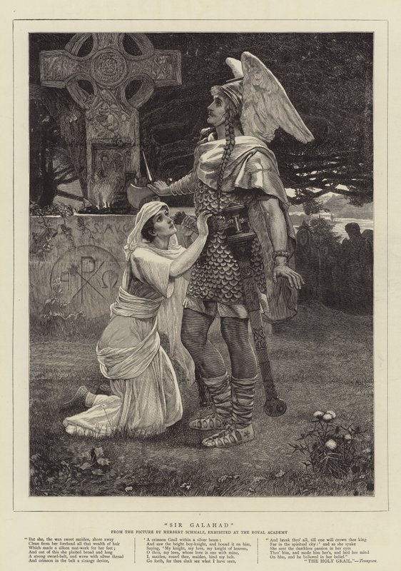 Sir Galahad autorstwa Herbert Gustave Schmalz