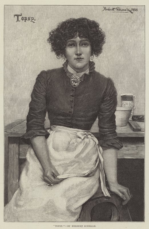 Topsy autorstwa Herbert Gustave Schmalz