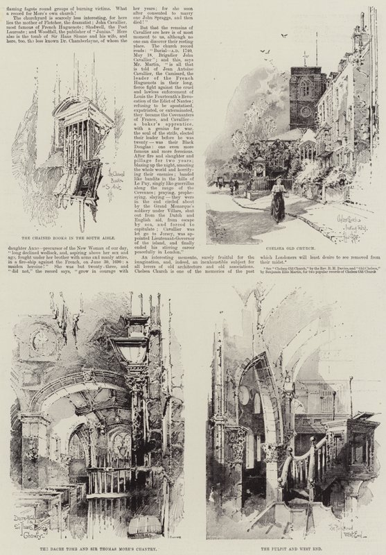Stary Kościół Chelsea autorstwa Herbert Railton
