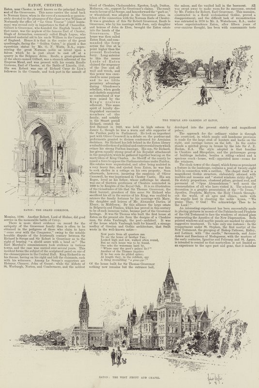 Eaton, Chester autorstwa Herbert Railton