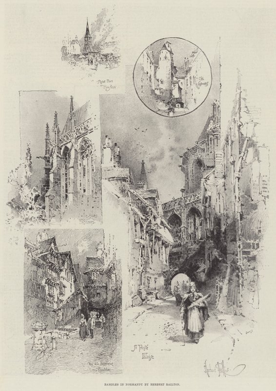 Wędrówki w Normandii autorstwa Herbert Railton