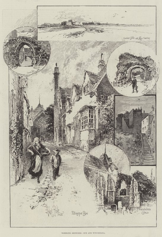 Rambling Sketches, Rye i Winchelsea autorstwa Herbert Railton