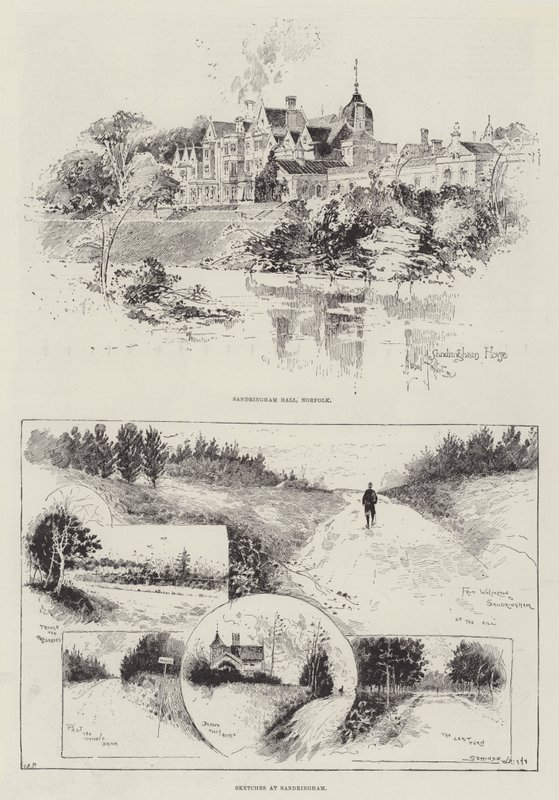 Szkice z Sandringham autorstwa Herbert Railton