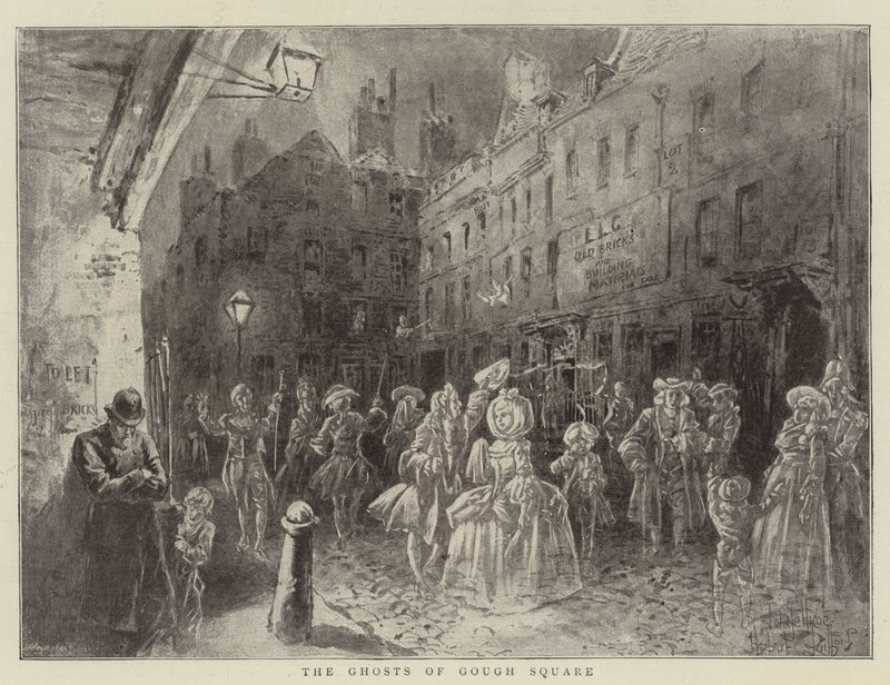 Duchy Gough Square autorstwa Herbert Railton