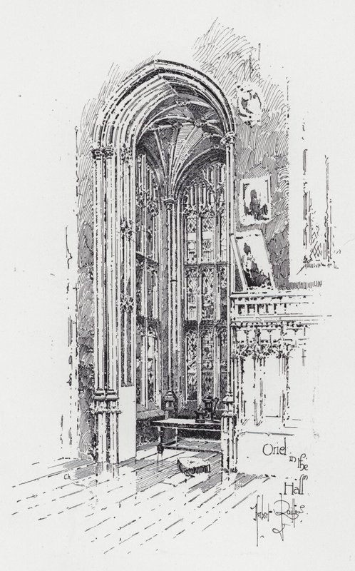 Wykusz w Sali (grafika) autorstwa Herbert (after) Railton