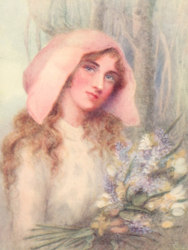 The Ordeal of Richard Feverel: Lucy (kolorowa litografia) autorstwa Herbert Bedford