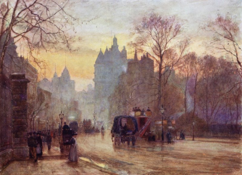 Knightsbridge (kolor lito) autorstwa Herbert Menzies (after) Marshall