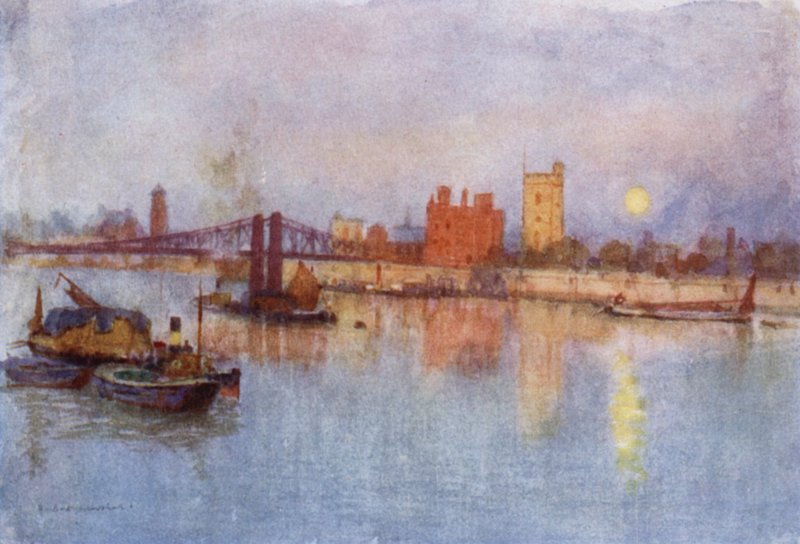 Pałac Lambeth (kolor lito) autorstwa Herbert Menzies (after) Marshall