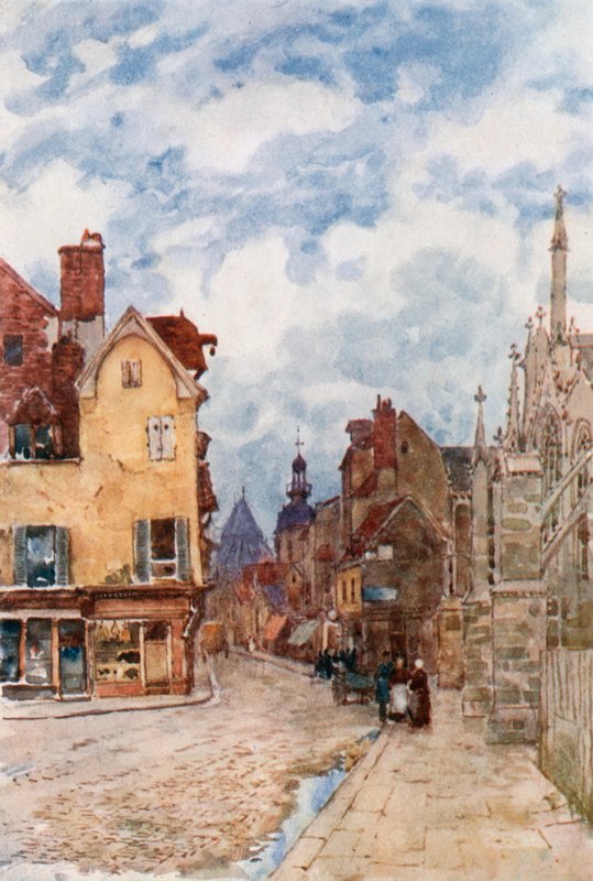 Ulica w Troyes autorstwa Herbert Menzies Marshall