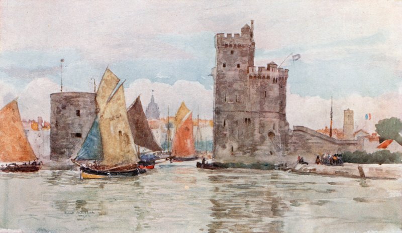 Wejście do portu, La Rochelle autorstwa Herbert Menzies Marshall