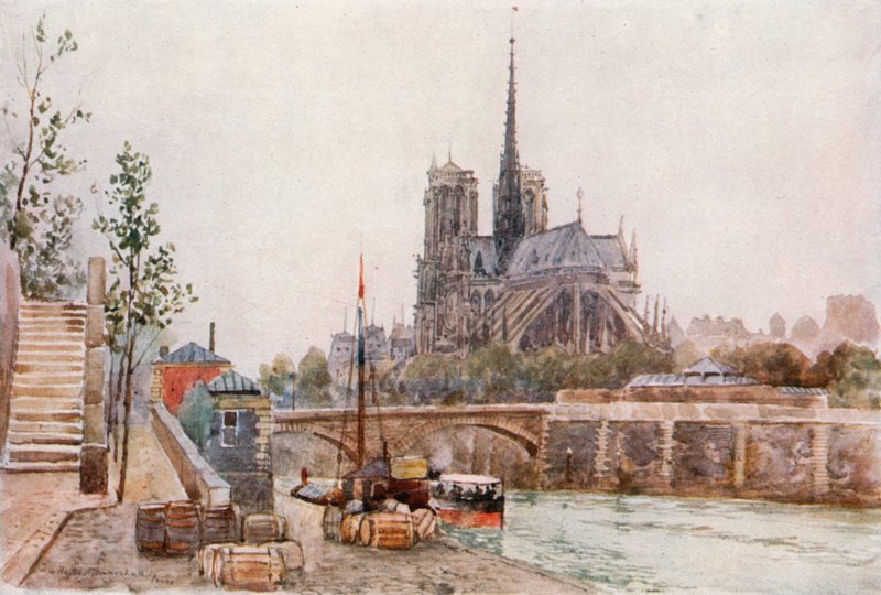 Notre Dame, Paryż autorstwa Herbert Menzies Marshall