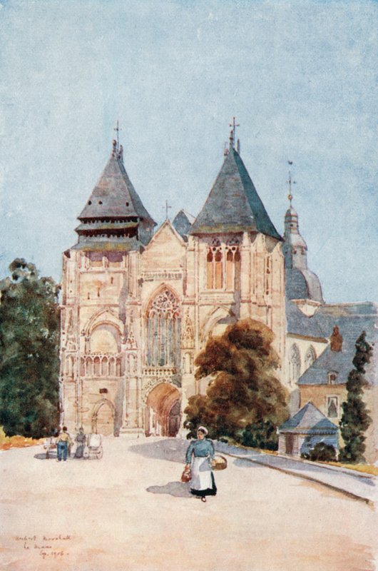 Notre Dame de la Couture, Le Mans autorstwa Herbert Menzies Marshall