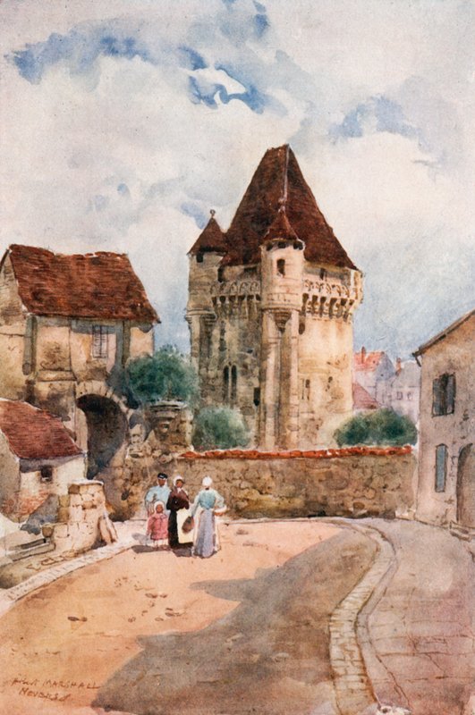 Porte du Croux, Nevers autorstwa Herbert Menzies Marshall