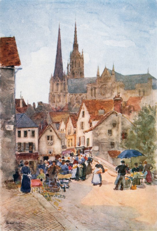 Rue de la Porte Guillaume, Chartres autorstwa Herbert Menzies Marshall