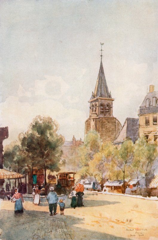 Germain des Pres, Paryż autorstwa Herbert Menzies Marshall