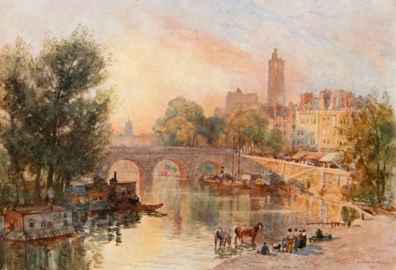 Pont Marie, Paryż autorstwa Herbert Menzies Marshall