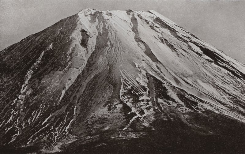 Herb Fuji, telefotograf z Shoji autorstwa Herbert Ponting