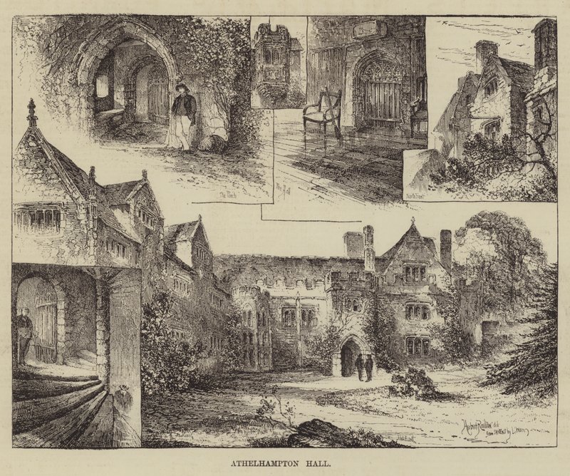 Athelhampton Hall autorstwa Herbert Railton