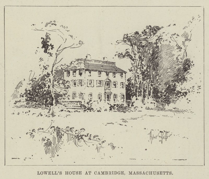Dom Lowella w Cambridge, Massachusetts autorstwa Herbert Railton