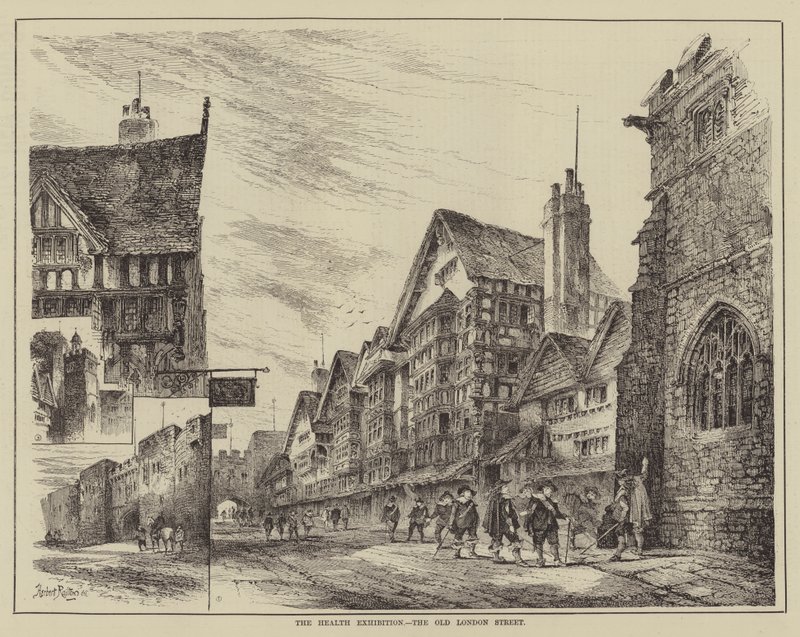 Wystawa Zdrowia, Old London Street autorstwa Herbert Railton