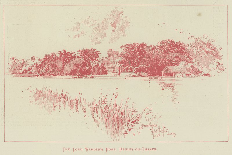 Dom Lorda Strażnika, Henley-on-Thames autorstwa Herbert Railton