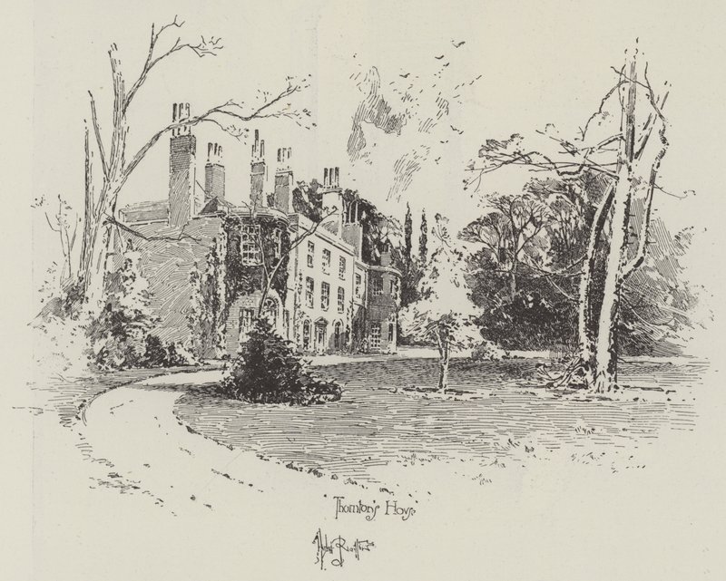 Dom Thorntona w Clapham autorstwa Herbert Railton